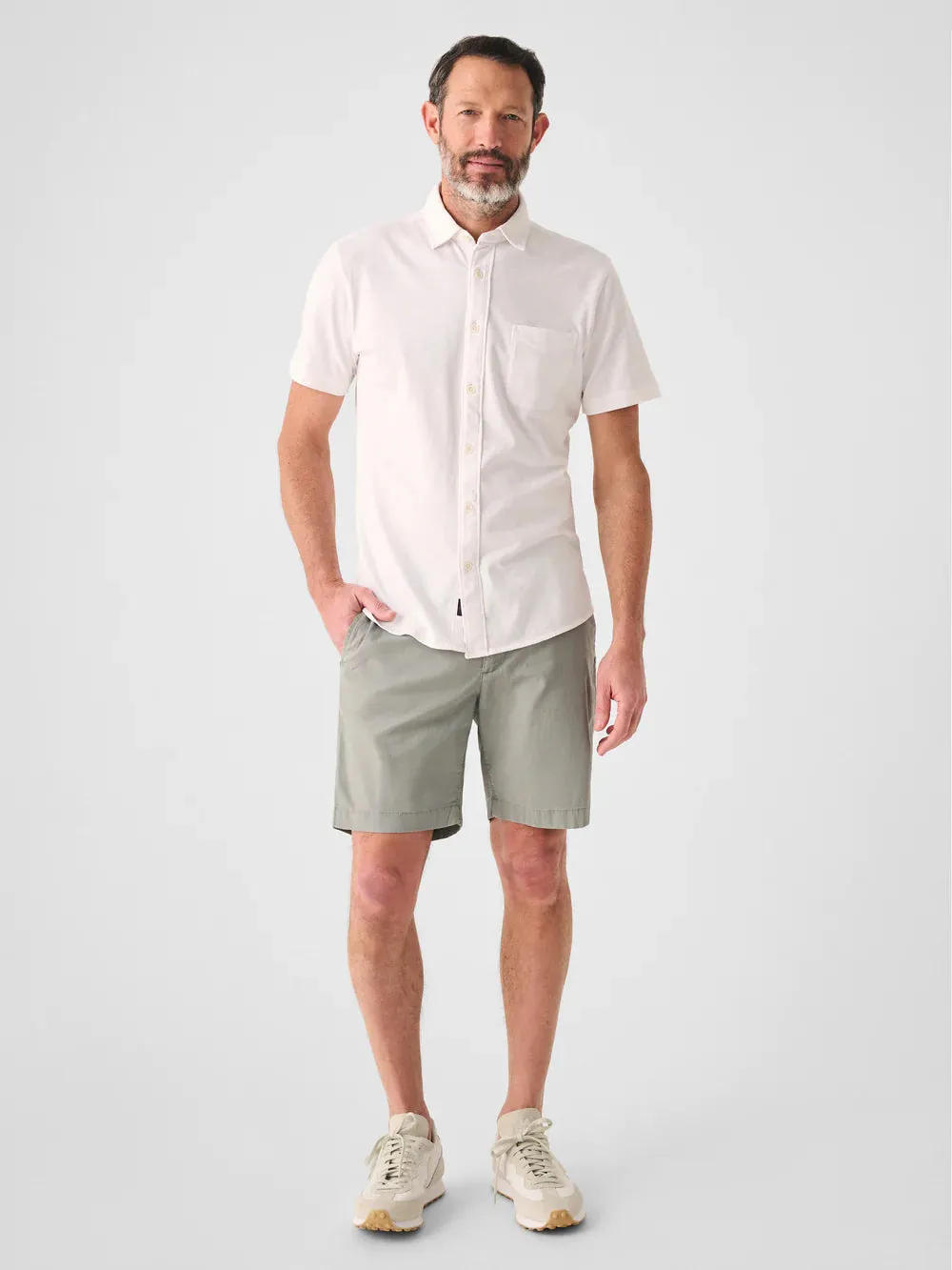 Faherty - Knit Seasons Shirt - White