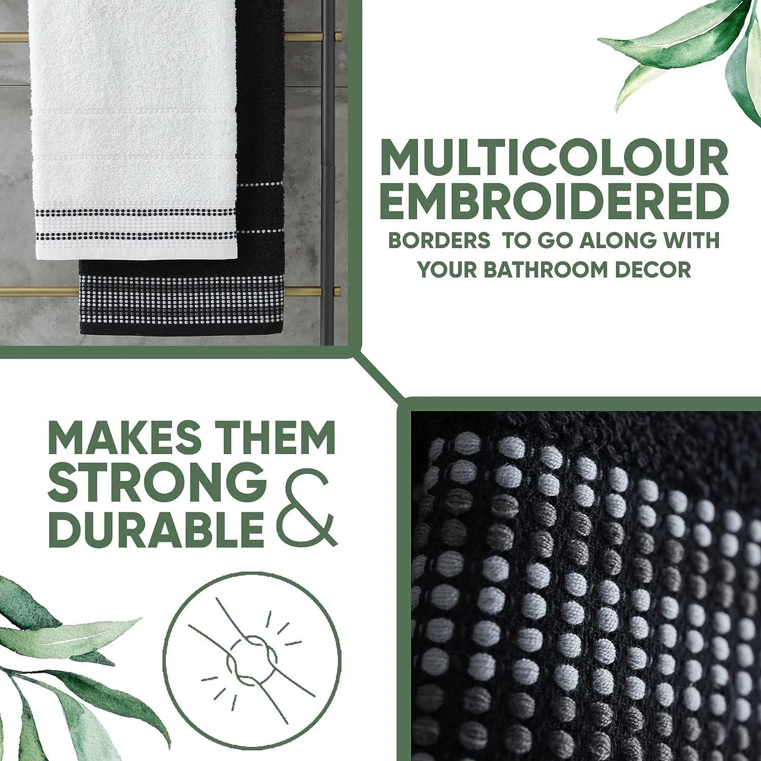 Falmouth Bath Towels Set - Hand Bath Towels & Bath Sheets