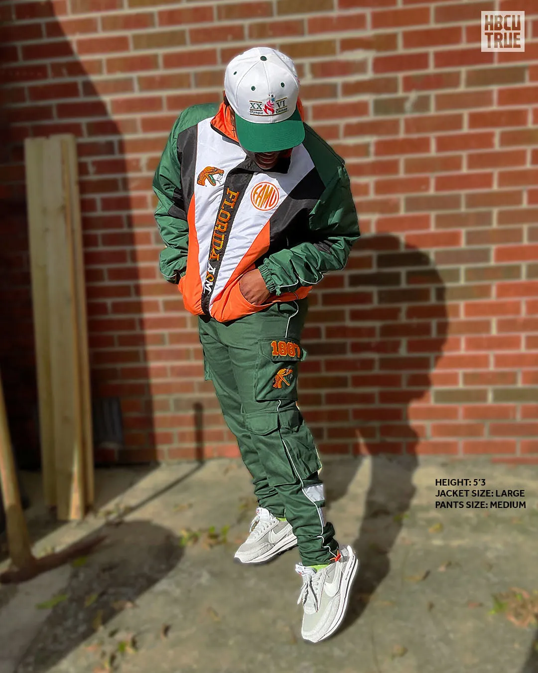 FAMU Reflective Windbreaker (Size Ref in Pics)