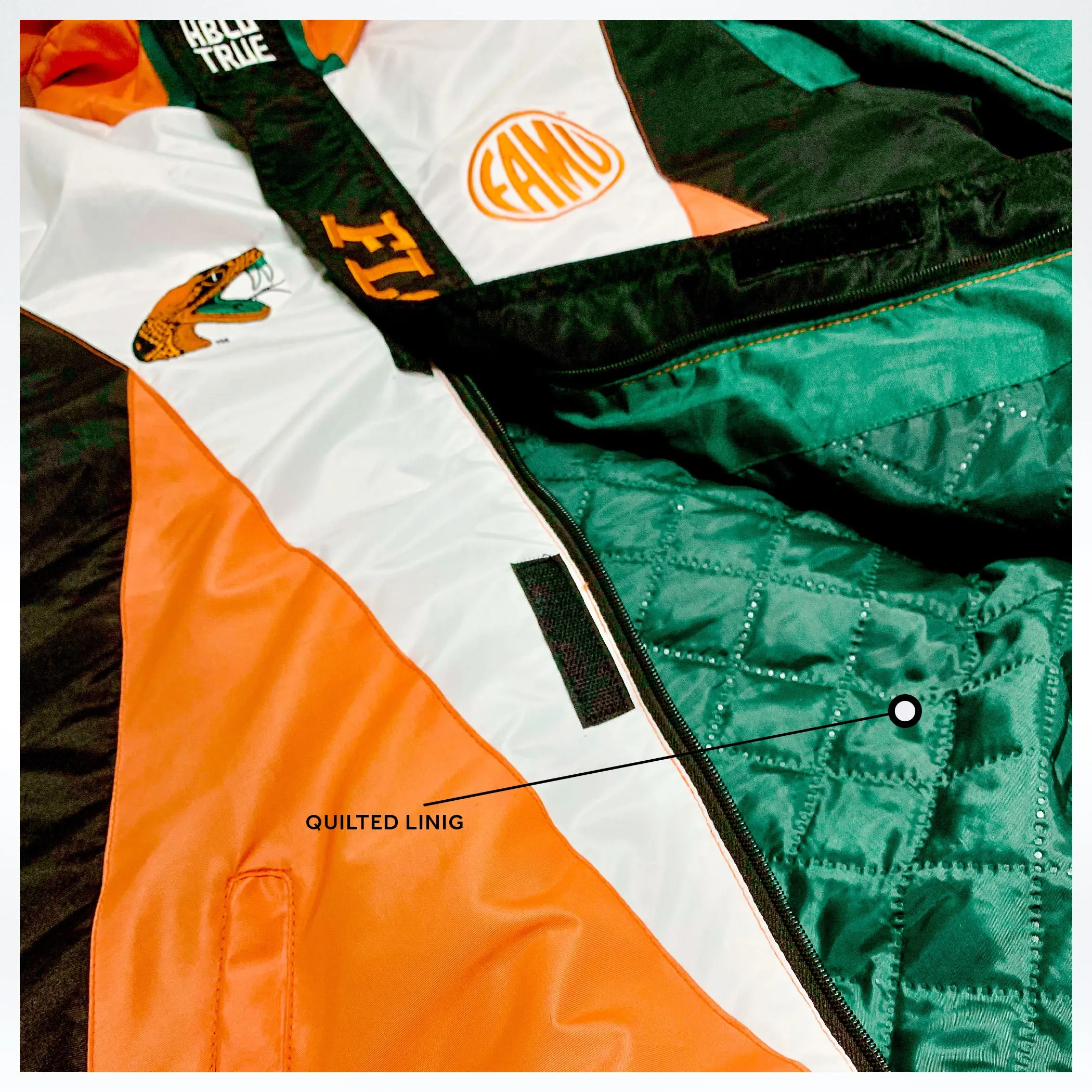 FAMU Reflective Windbreaker (Size Ref in Pics)