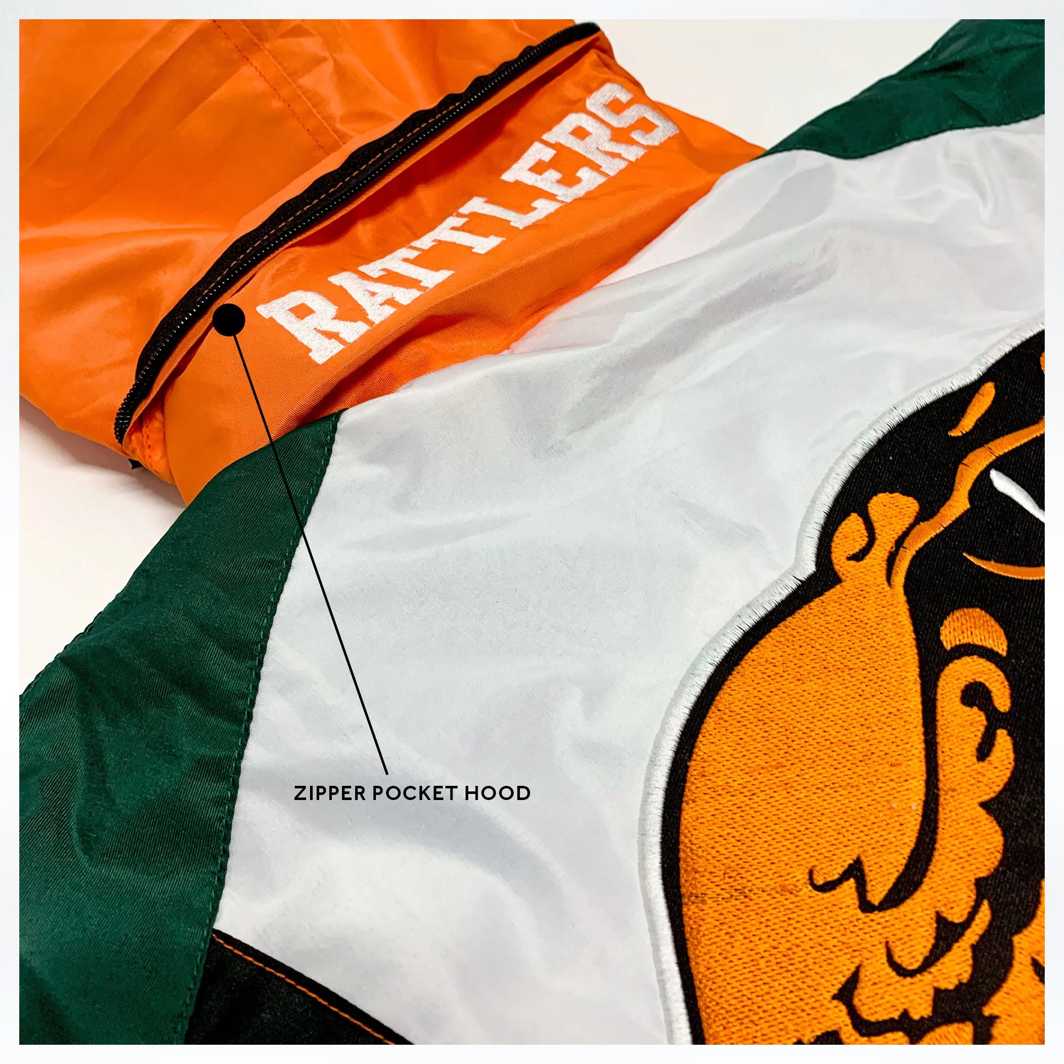 FAMU Reflective Windbreaker (Size Ref in Pics)