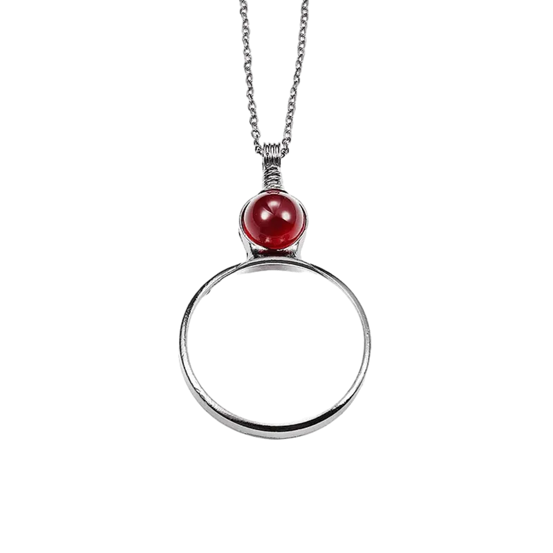 Fanyil Magnifying Glass Necklace