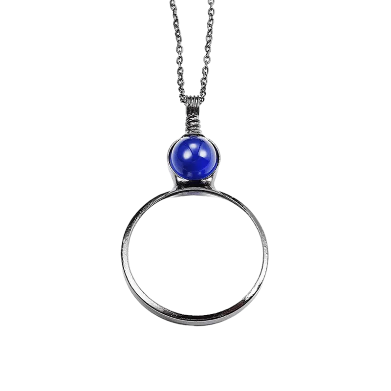 Fanyil Magnifying Glass Necklace