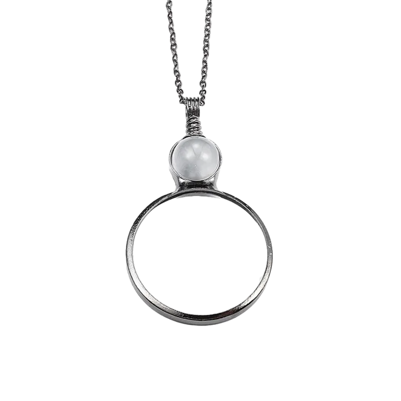 Fanyil Magnifying Glass Necklace