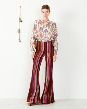 Farah Berry Truffle Flare Pant
