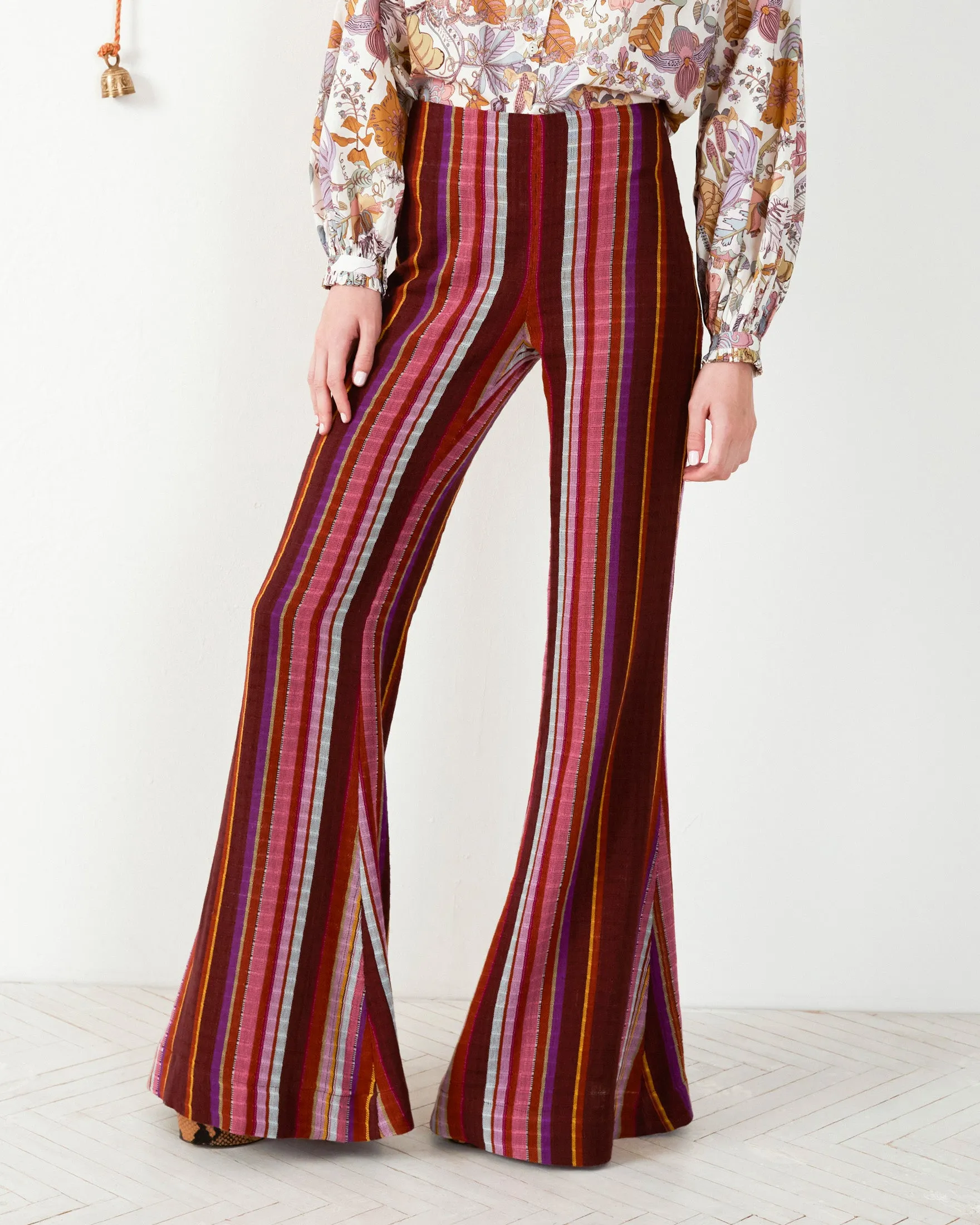 Farah Berry Truffle Flare Pant