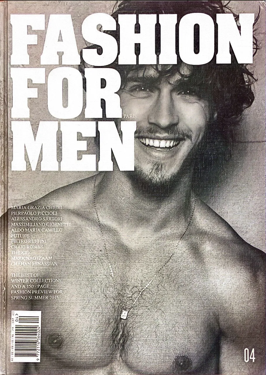 FASHION FOR MEN #04 Magazine Winter 2014 LUCA MEDEIROS