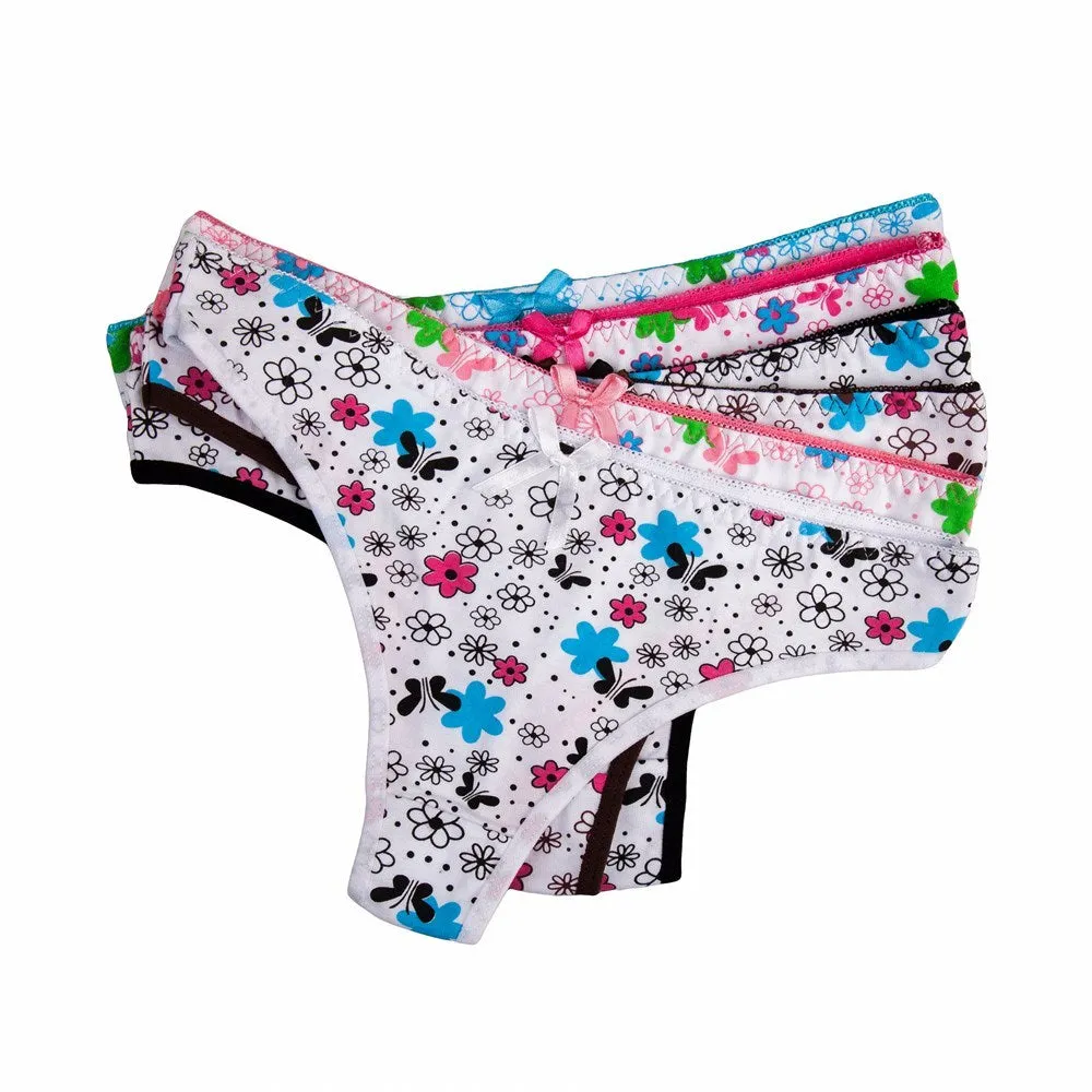 Fashion printed women's thong