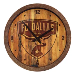 FC Dallas: Branded "Faux" Barrel Top Clock
