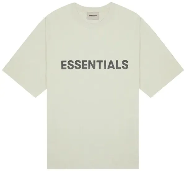 FEAR OF GOD ESSENTIALS  "SAGE MATHA GREEN CONCRETE" T-SHIRT