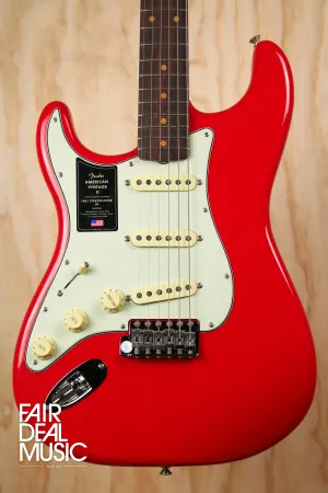 Fender American Vintage II 1961 Stratocaster, Fiesta Red, Left Handed, Ex Display