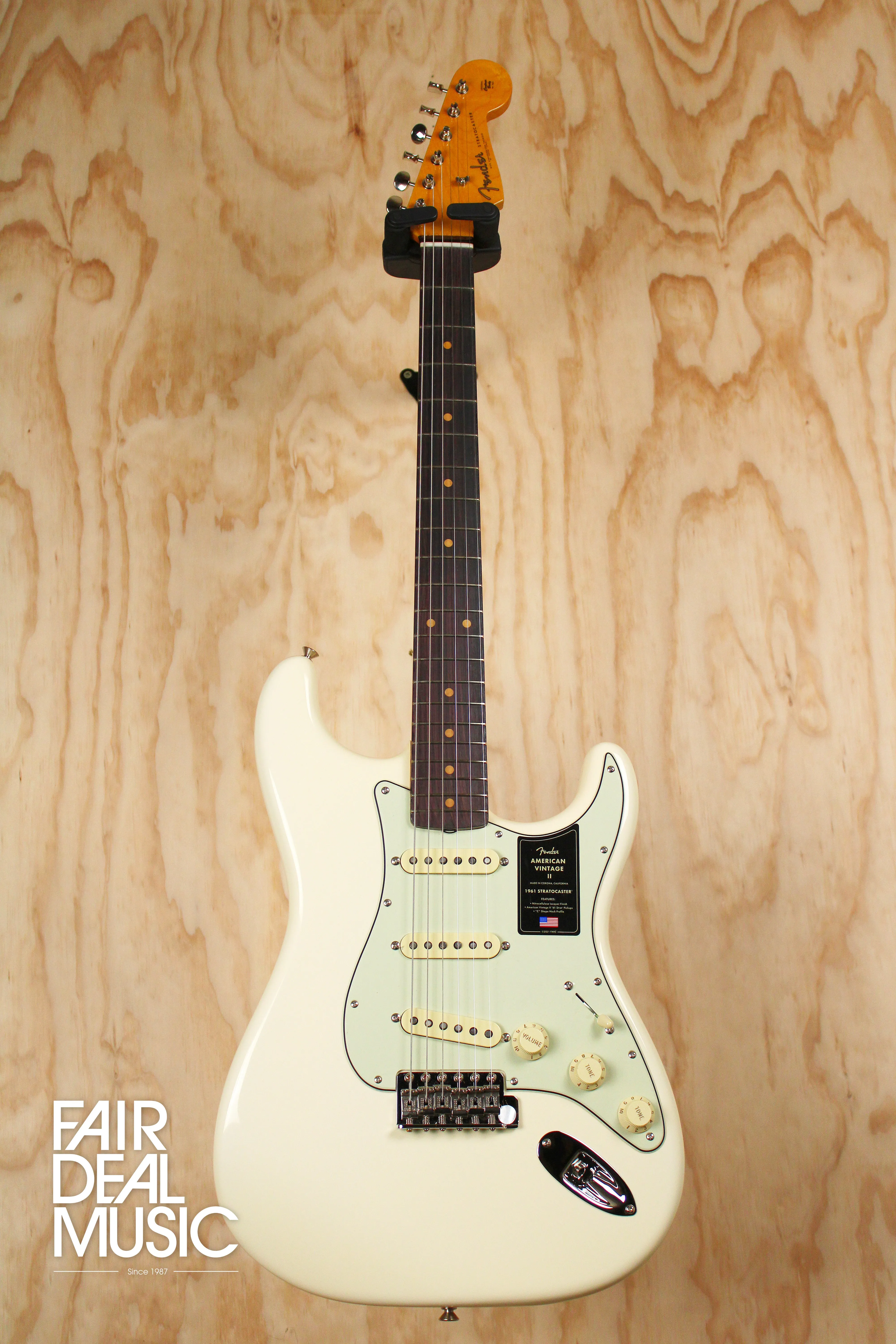 Fender American Vintage II 1961 Stratocaster Olympic White, Ex Display