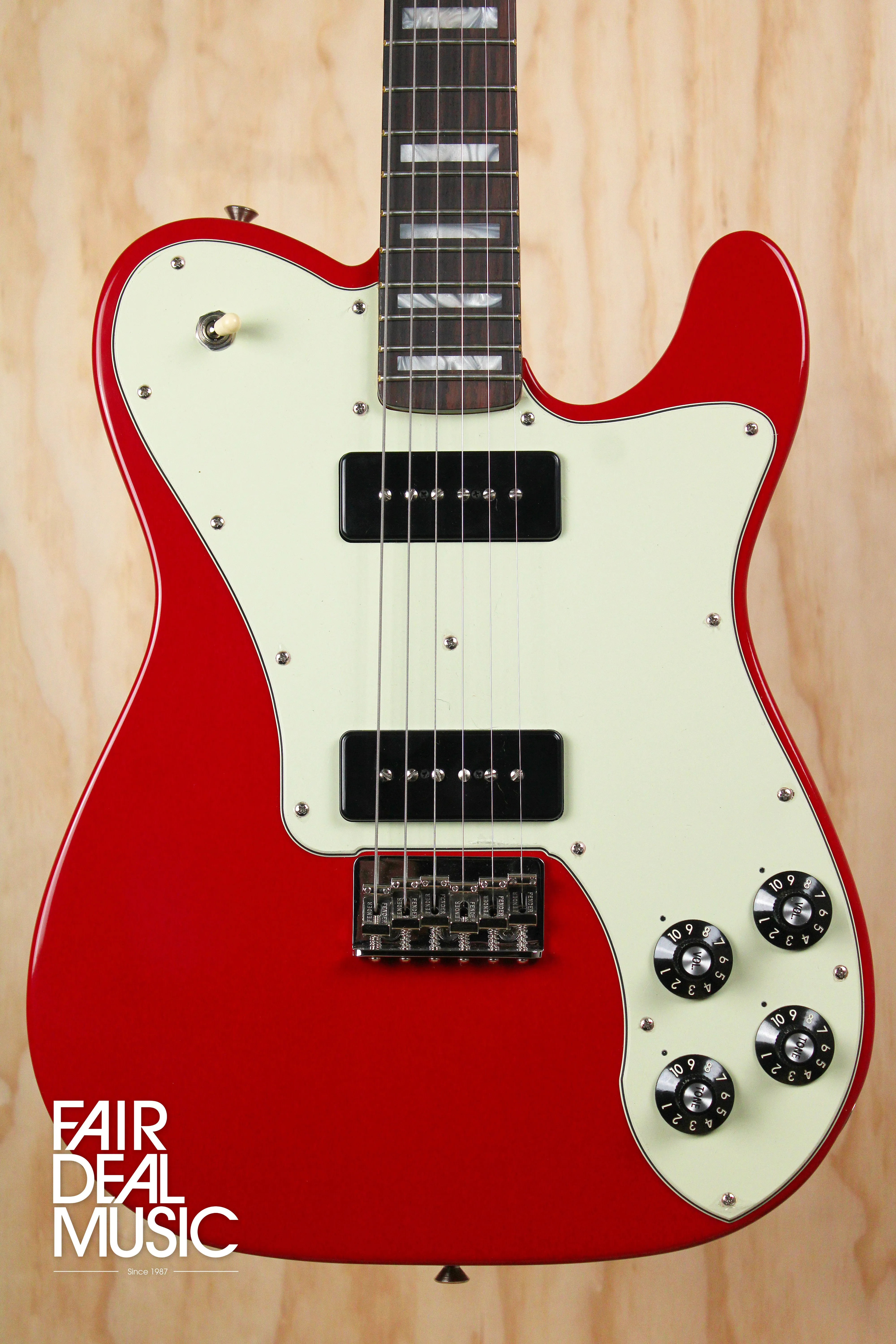 Fender Chris Shiflett Cleaver Telecaster Deluxe in Dakota Red, Ex-Display
