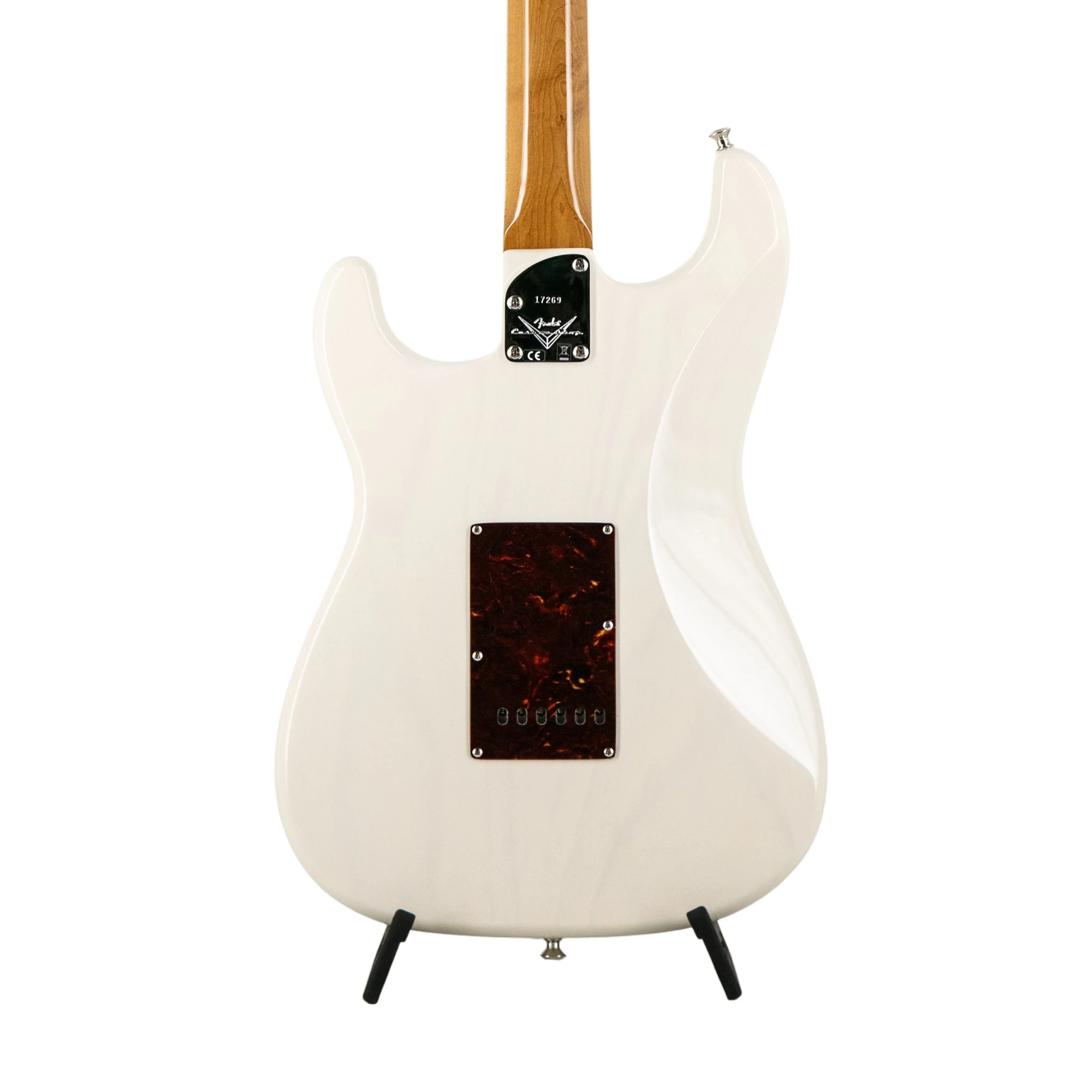 Fender Custom Shop American Custom Stratocaster Guitar, RW FB, Aged White Blonde