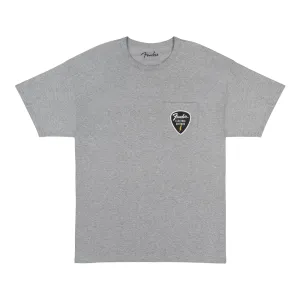 Fender Pick Patch Pocket Gray Tee in XL