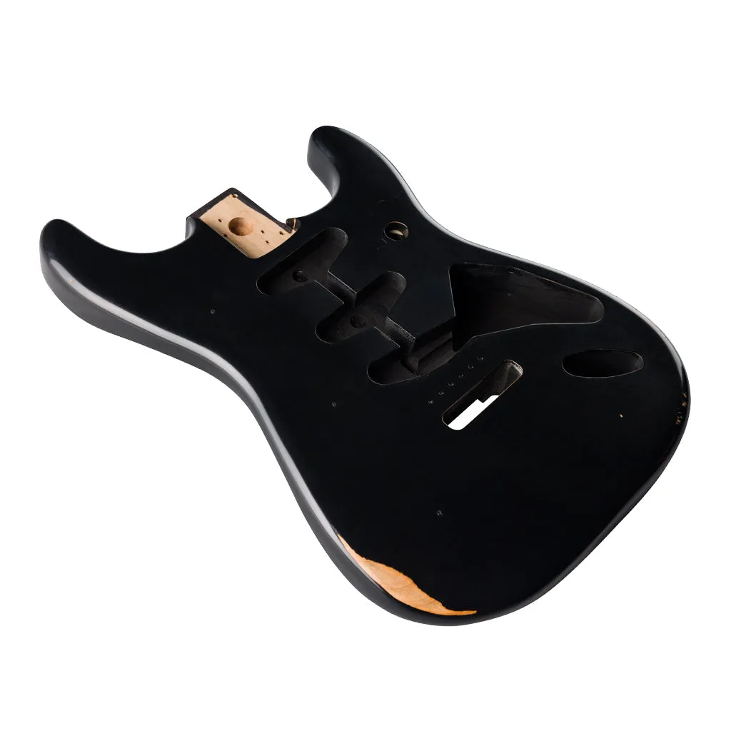 Fender Road Worn 50's Stratocaster SSS Alder Body in Black