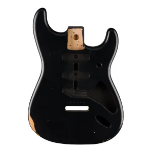 Fender Road Worn 50's Stratocaster SSS Alder Body in Black