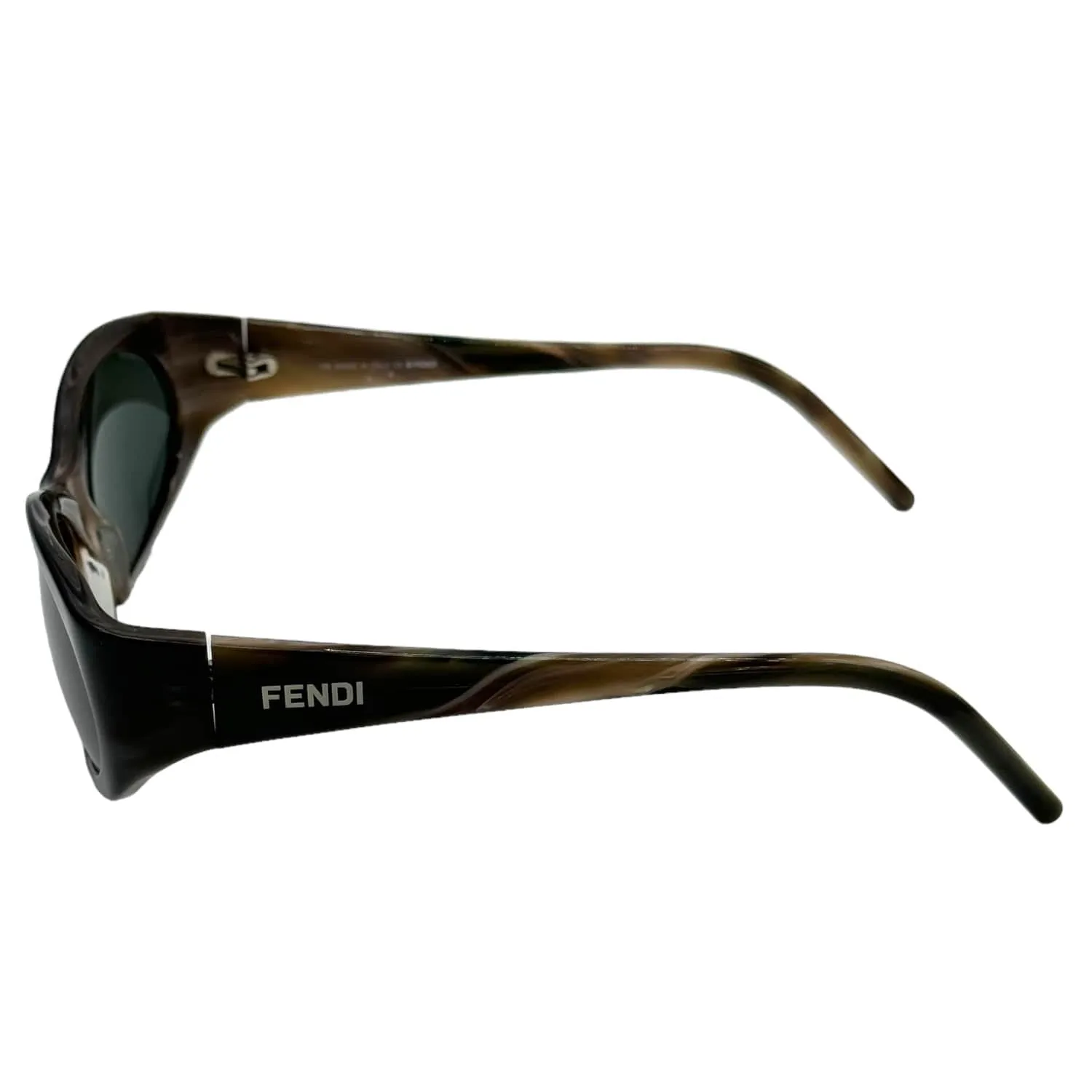 FENDI Oval Shape Sunglasses - Grey, Taupe, Black