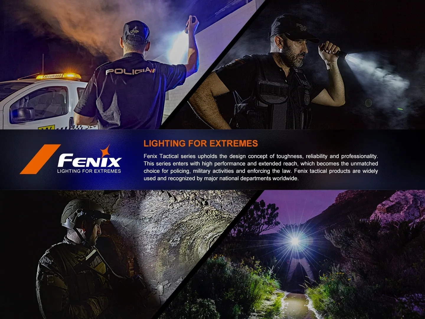FENIX GL23R TACTICAL LIGHT WITH Green LASER SIGHT