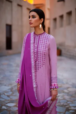 FEZEH (ZL22-02 B) | Zaha Summer Lawn Collection 2022 | Unstitched Embroidered Lawn Suits