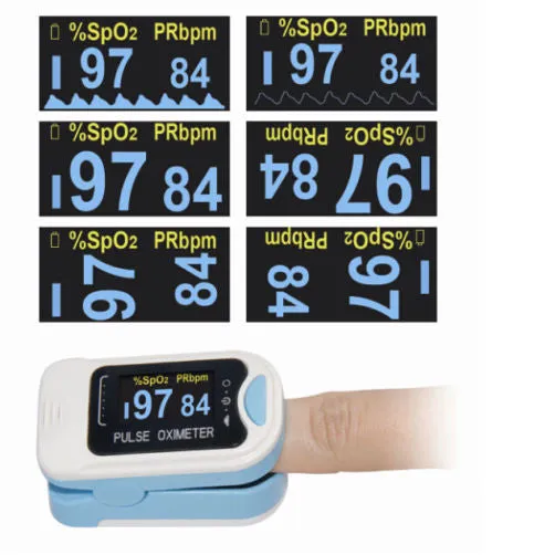 Finger Pulse SPO2 PR Monitor Blood Oxygen Oximeter