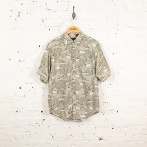Fish Pattern Shirt - Green - L
