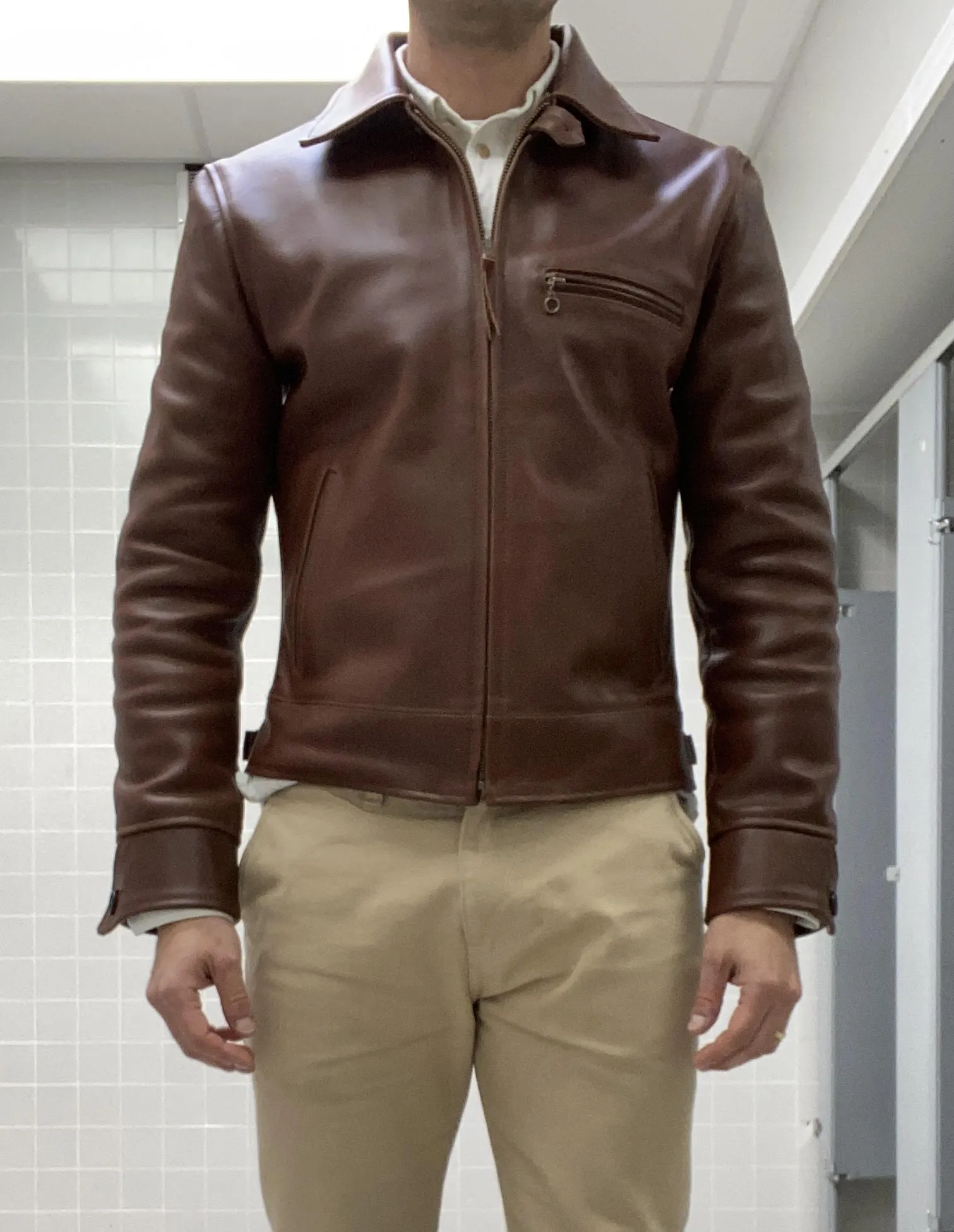 Fivestar Leather Civilian Vintage 1930's Leather Jacket