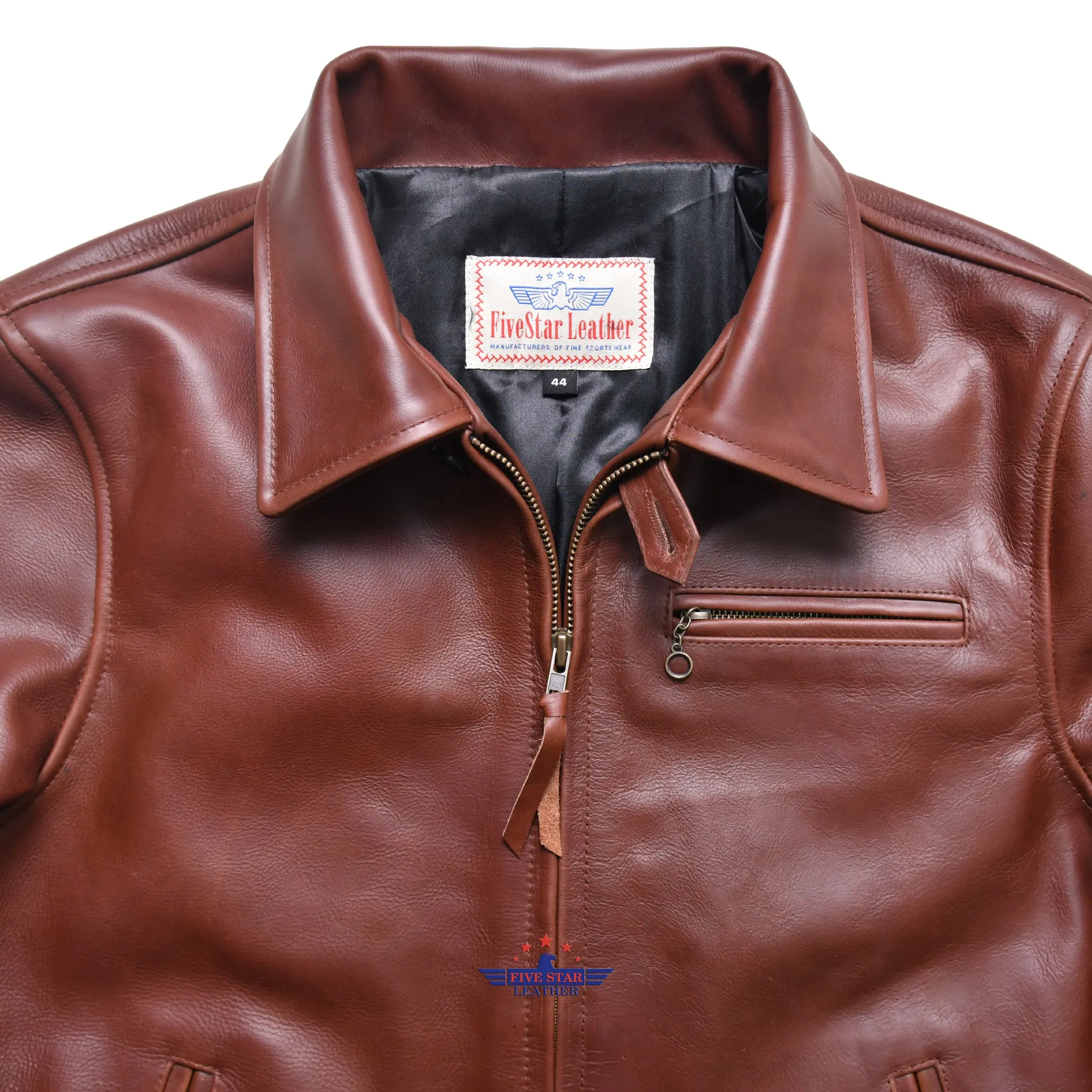 Fivestar Leather Civilian Vintage 1930's Leather Jacket