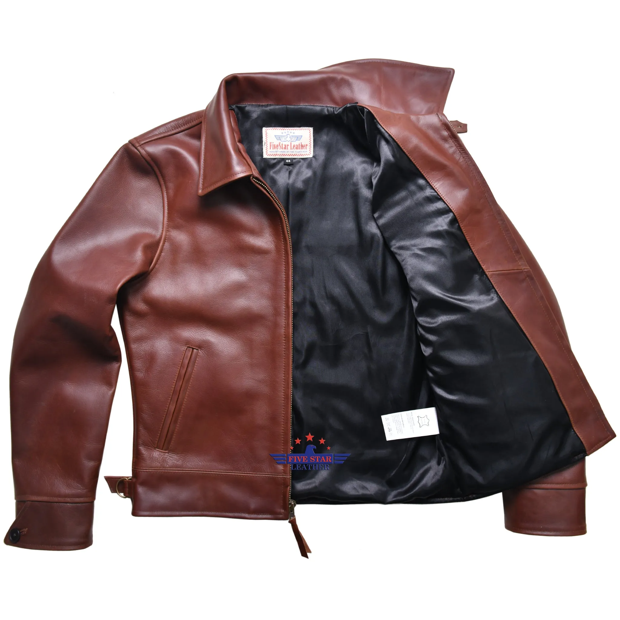 Fivestar Leather Civilian Vintage 1930's Leather Jacket