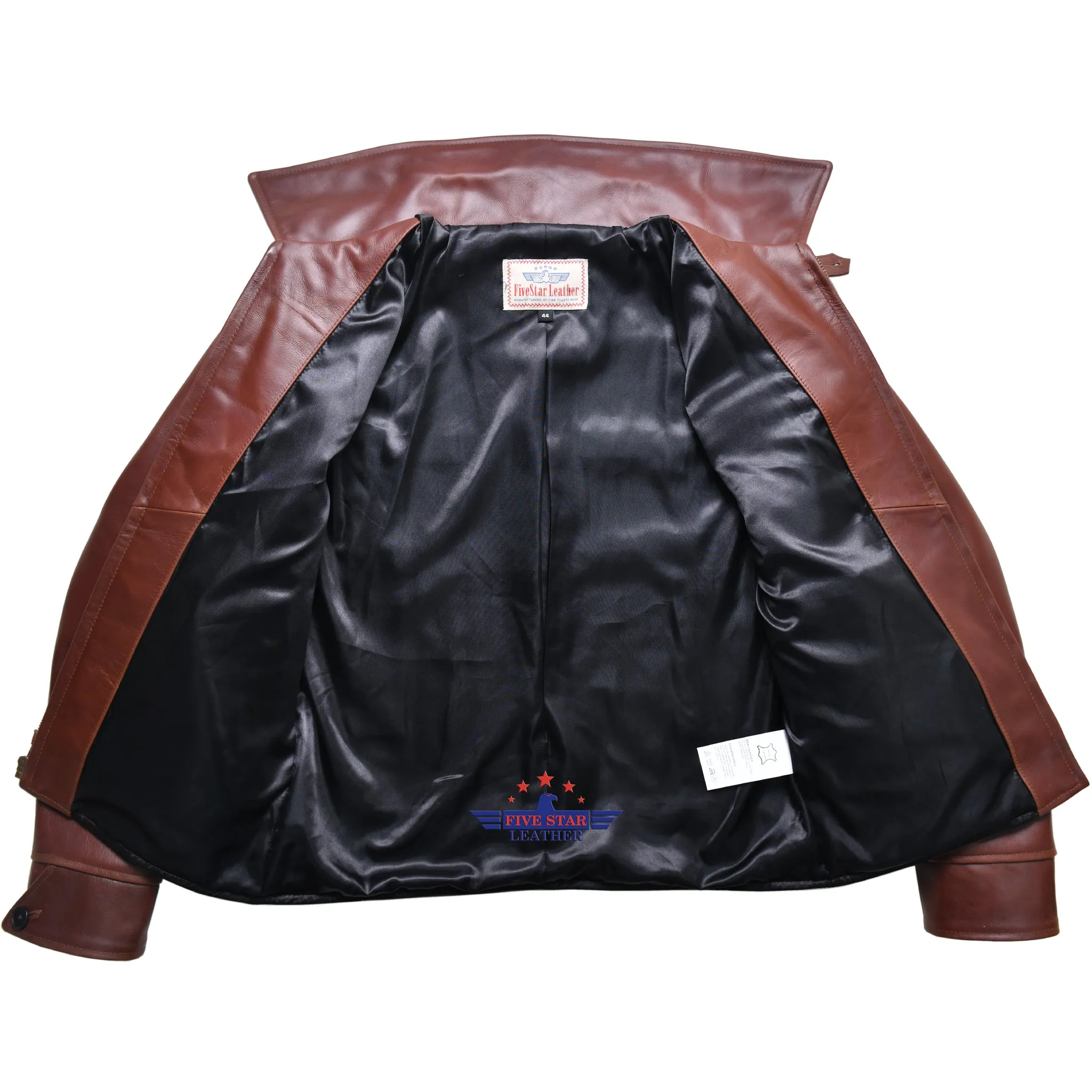 Fivestar Leather Civilian Vintage 1930's Leather Jacket