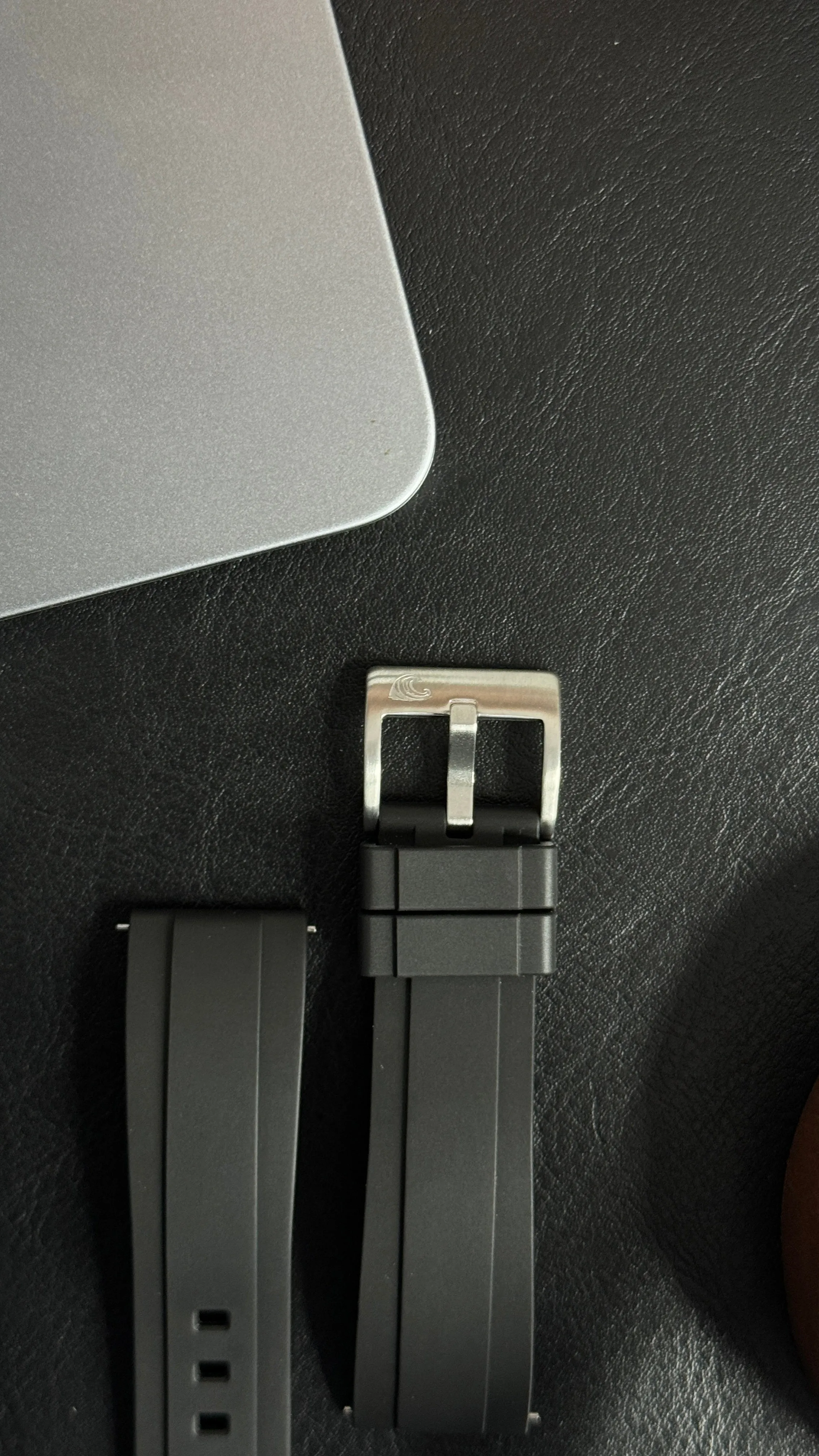 FKM Black Quick Release Rubber Strap – 20mm by Coromandel Watch Co