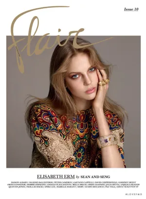 FLAIR Italia Magazine April 2014 ELISABETH ERM Josephine Skriver OPHELIE GUILLERMAND