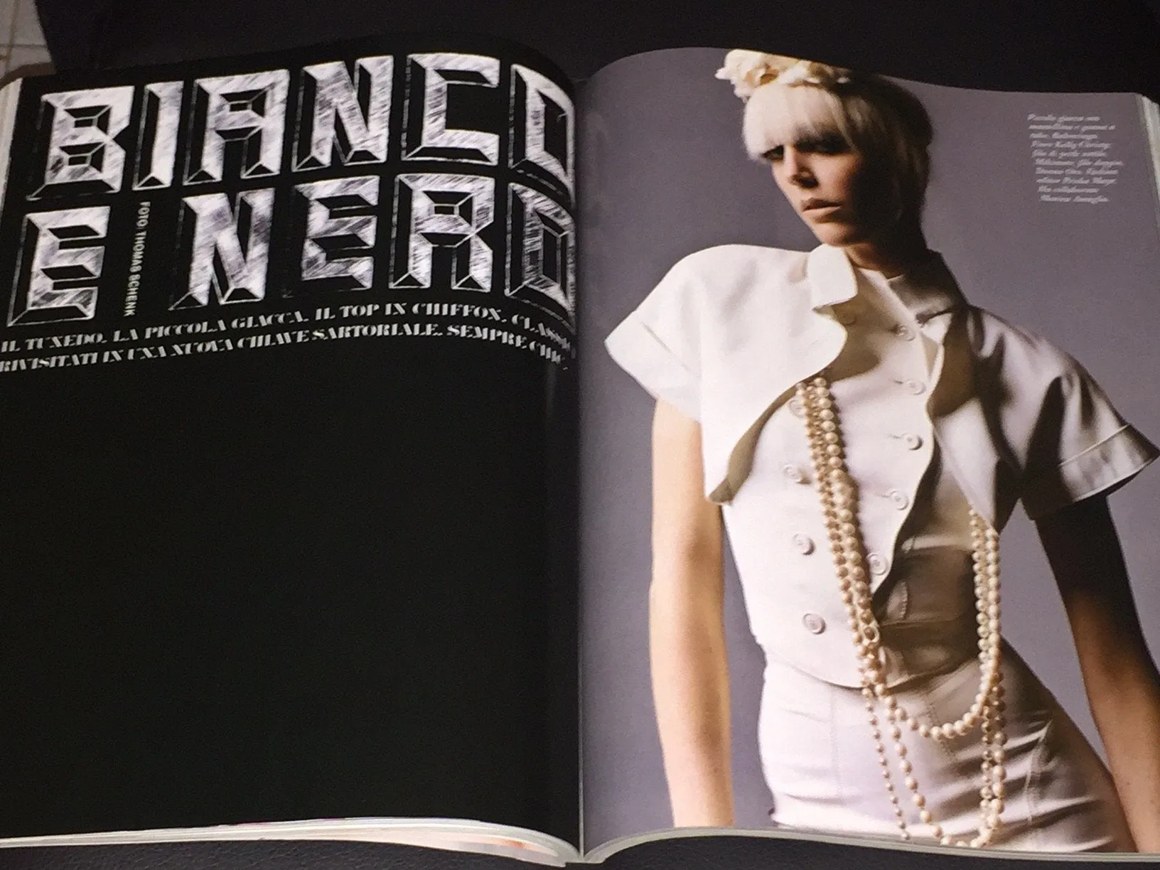 FLAIR Italia Magazine June 2004 GUINEVERE VAN SEENUS Jessica Miller CAROLINE WINDBERG