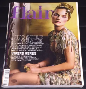 FLAIR Italia Magazine June 2004 GUINEVERE VAN SEENUS Jessica Miller CAROLINE WINDBERG