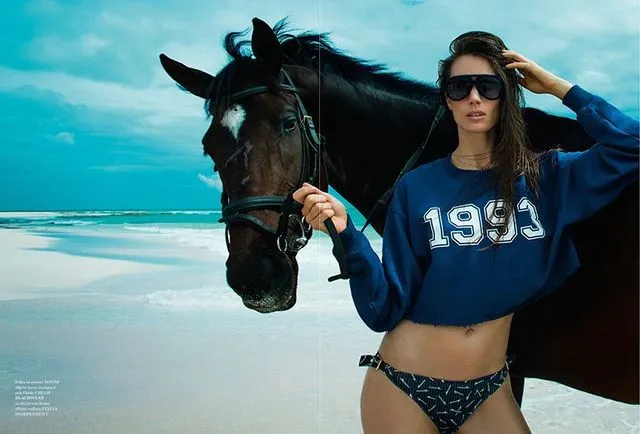 FLAIR Magazine Italia May 2014 ALESSANDRA AMBROSIO Swimsuit JESSICA MILLER Sealed