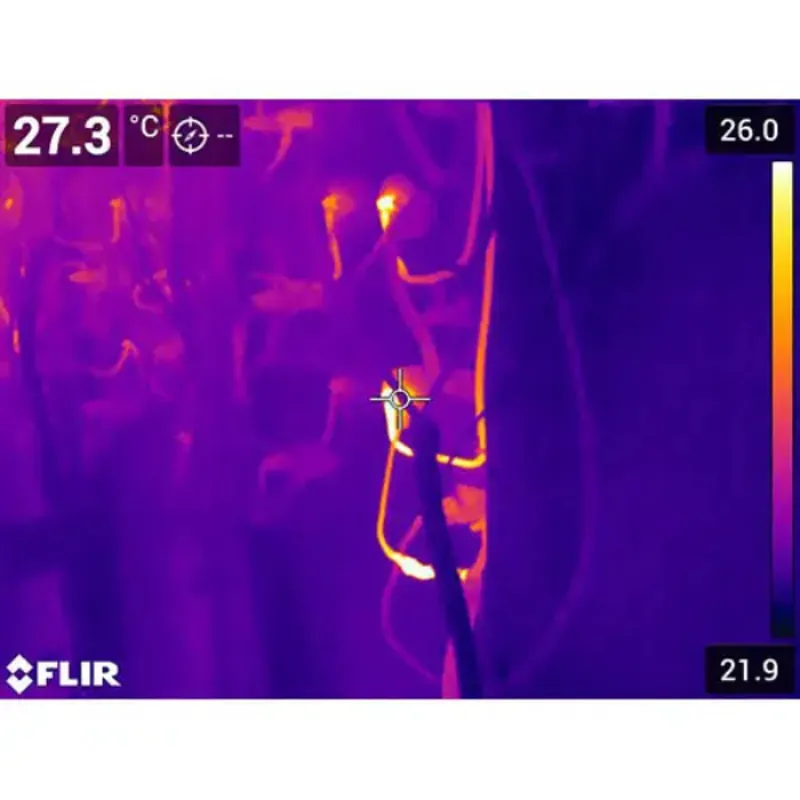 FLIR E76 Advanced Thermal Imaging Camera with Viewfinder MSX UltraMax FLIR Thermal Studio Pro NIST 24mm Lens 320 x 240 30 Hz