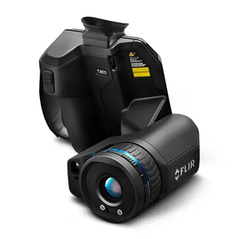FLIR T865 High-Performance Thermal Camera with Viewfinder MSX UltraMax FLIR Thermal Studio Pro 24/42 Lenses 640 x 480 30 Hz