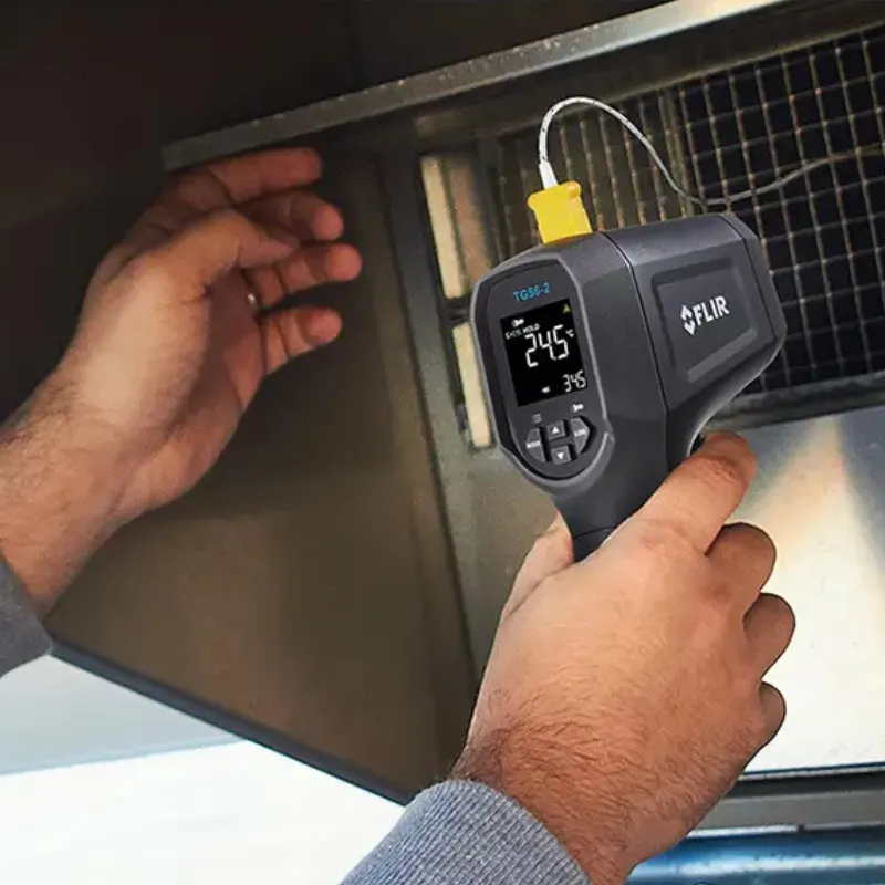 FLIR TG56-2 30:1 IR Thermometer with Type K Thermocouple