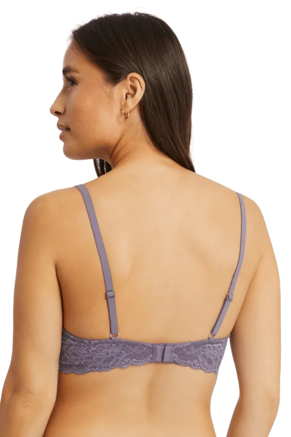 Flirt Demi Lace Bra - Purple Cloud