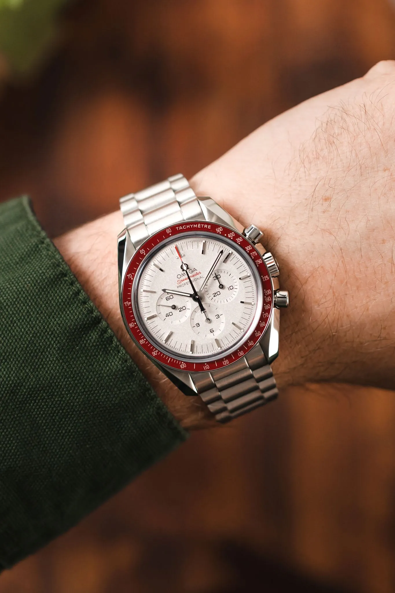 Forstner PRESIDENT (1450) Stainless Steel 20mm Watch Bracelet for OMEGA Speedmaster