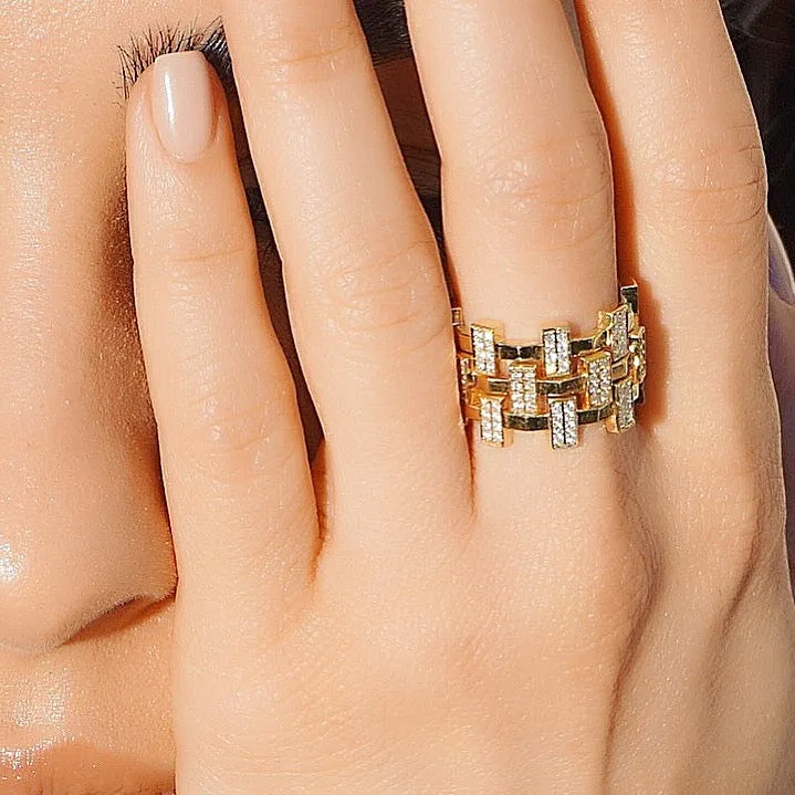 Fortress Diamond Ring