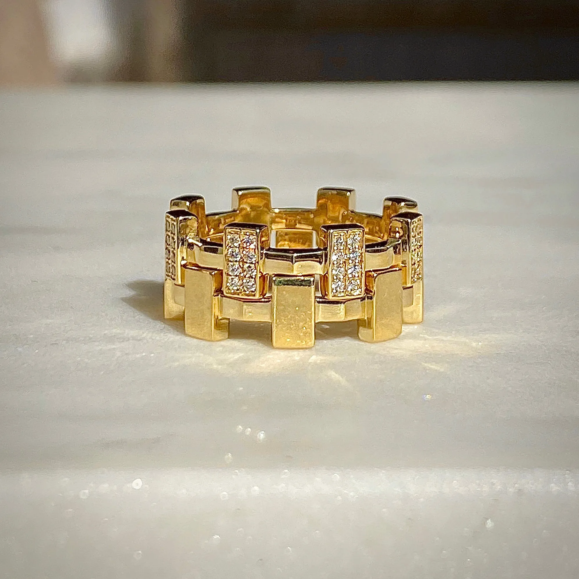 Fortress Diamond Ring