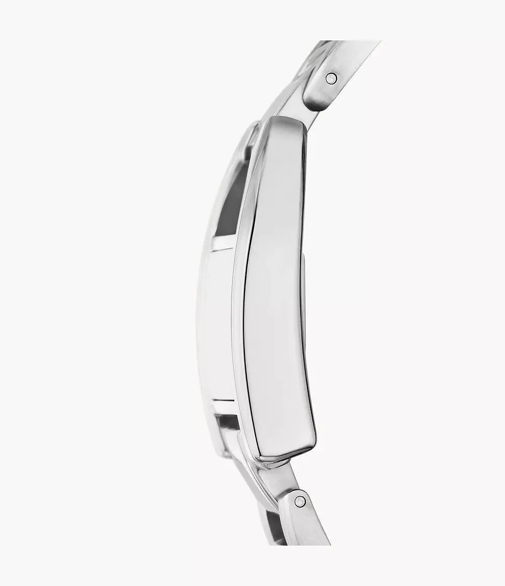 Fossil watch Harwell 28mm silver quartz steel ES5326