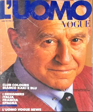FRANCO MODIGLIANI Aldo Fallai PAOLO ROVERSI L'Uomo VOGUE Magazine February 1986