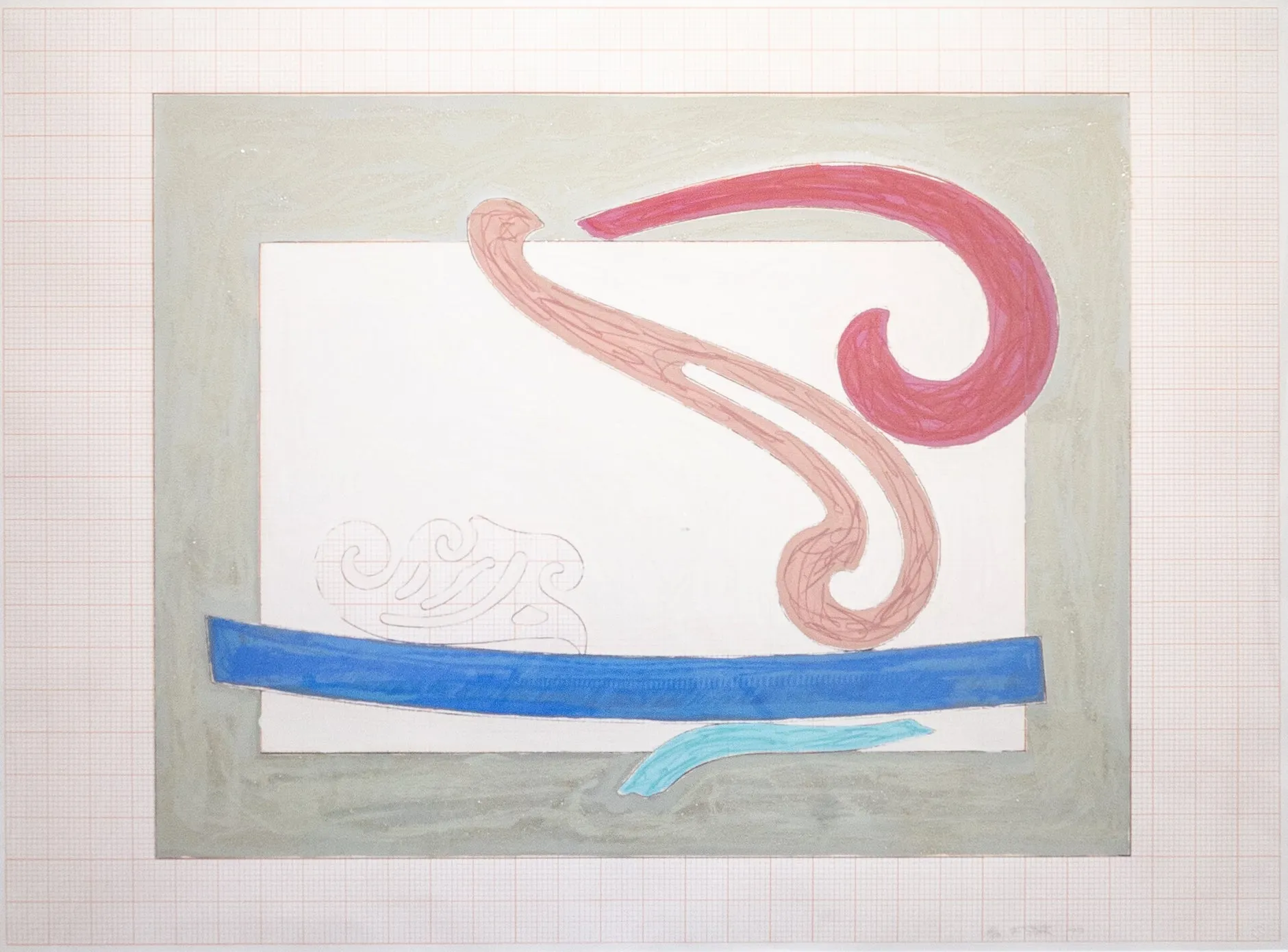 FRANK STELLA "NOGUCHI'S OKINAWA WOODPECKER" LITHOGRAPH, 1977