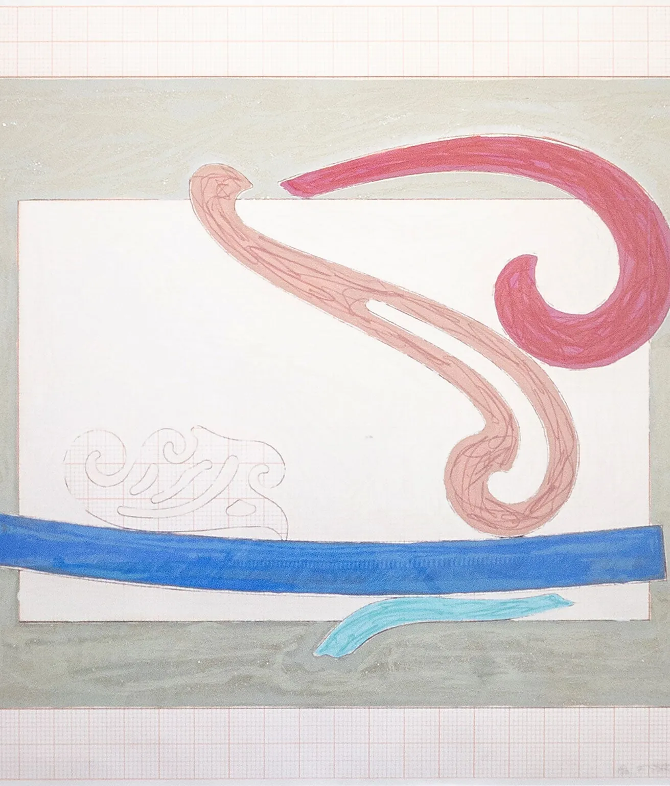 FRANK STELLA "NOGUCHI'S OKINAWA WOODPECKER" LITHOGRAPH, 1977