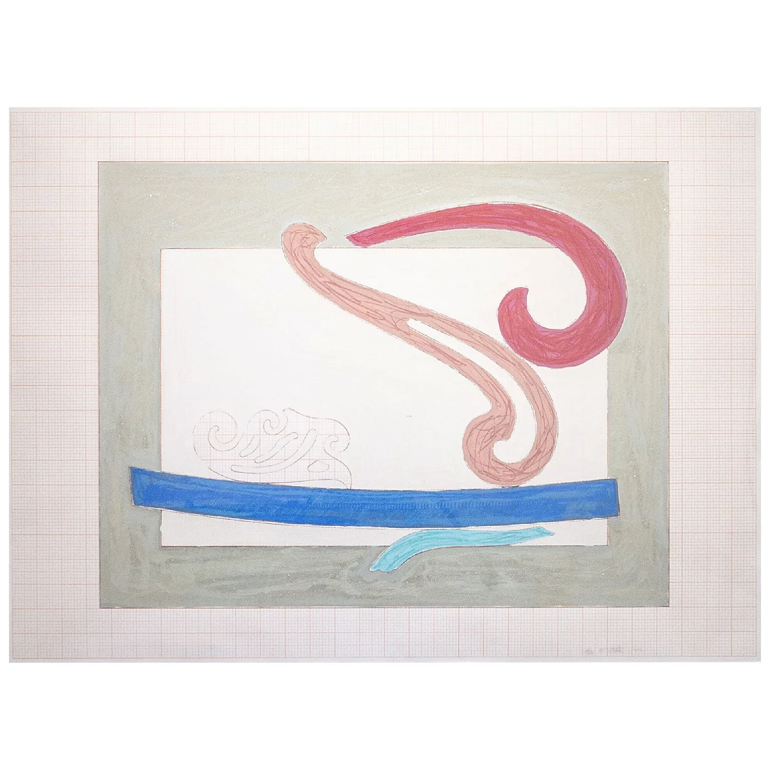 FRANK STELLA "NOGUCHI'S OKINAWA WOODPECKER" LITHOGRAPH, 1977