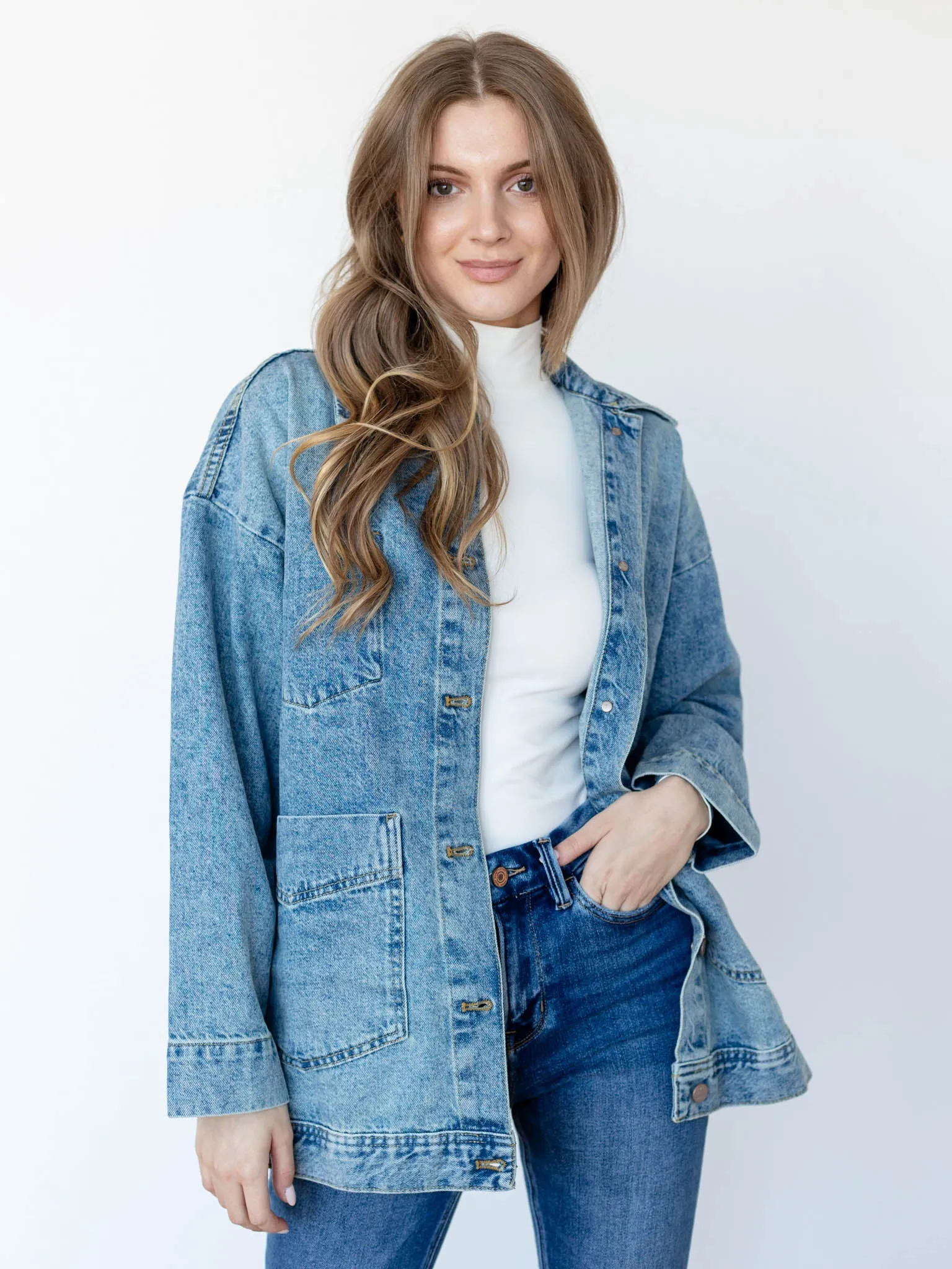 Free People A Very Denim Jacket