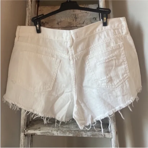 Free People Loving Good Vibrations Cutoffs