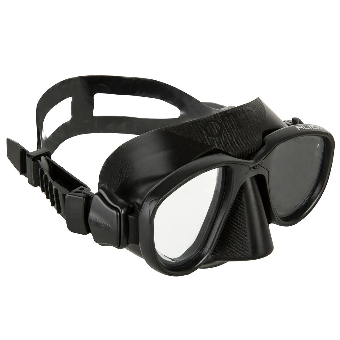 Freediving Spearfishing Mask Alien - Black